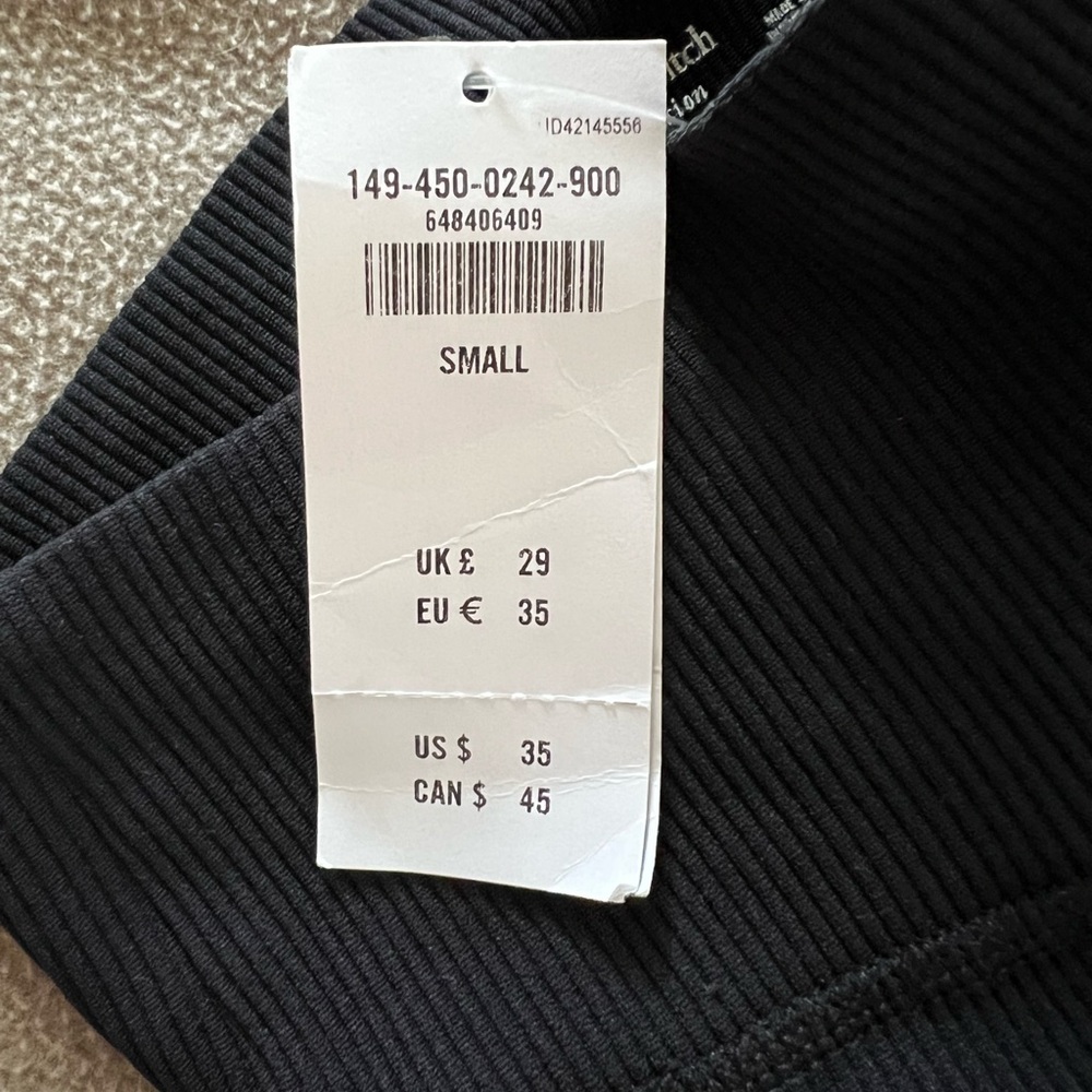 Abercrombie & Fitch Women's Black Athletic Shorts - Picture 4 of 4